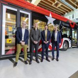 Les nouveaux bus sédunois ont été inaugurés en présence des autorités.